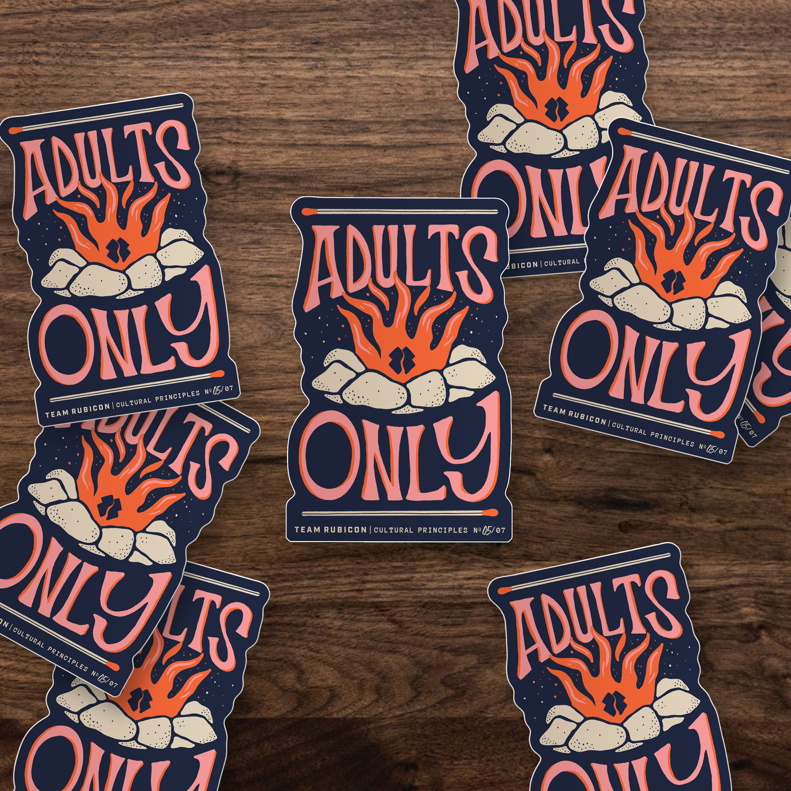 Adults Only Sticker